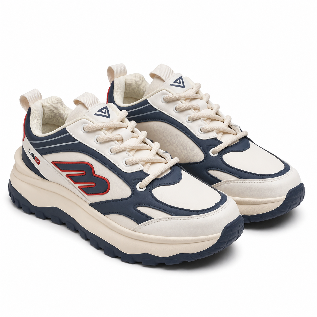 Premium Chunky Sneakers for Men Stylish Casual Lace Up Walking Shoes Comfortable Everyday Fashion Sneakers