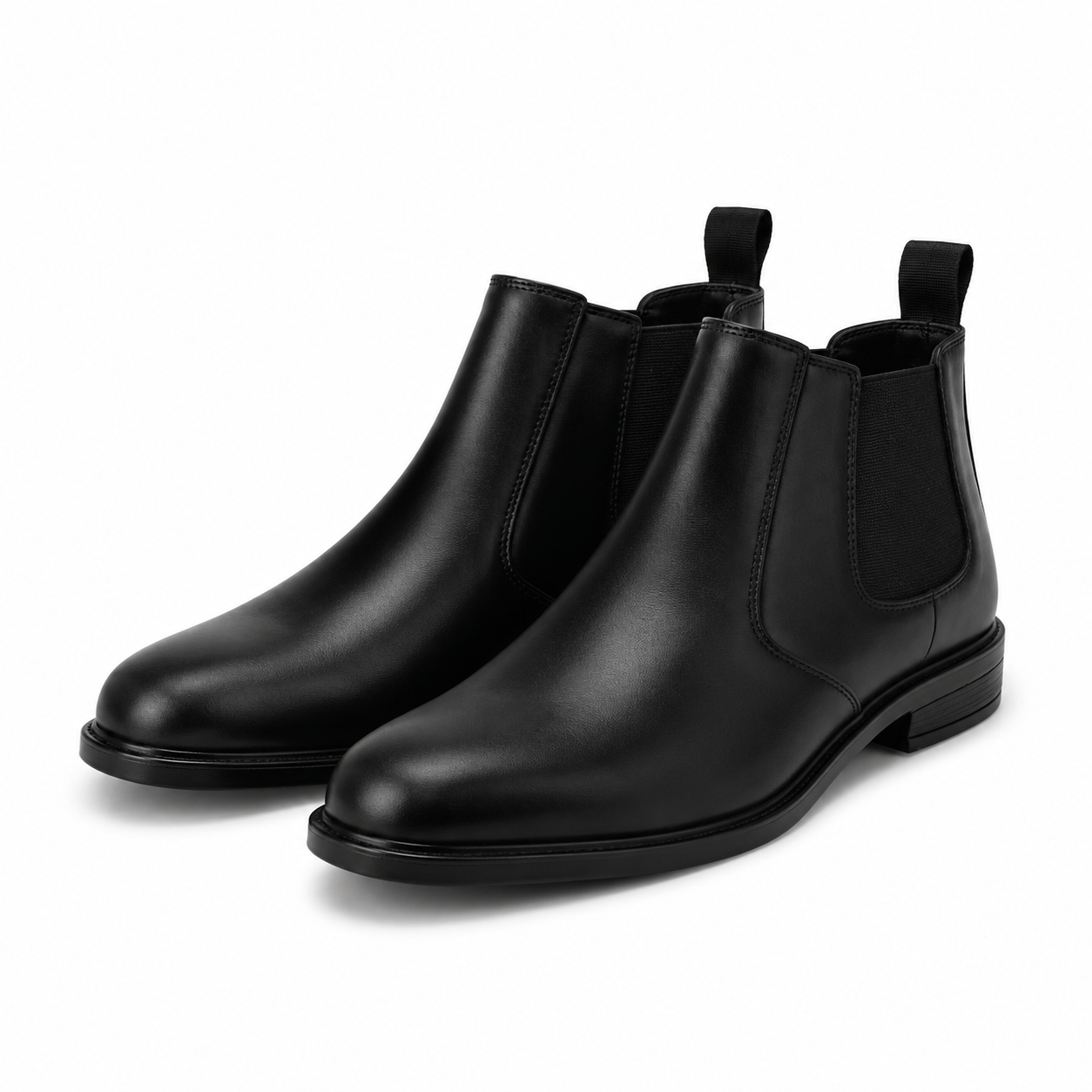 The Onyx Chelsea Premium Black Leather Chelsea Boots for Men