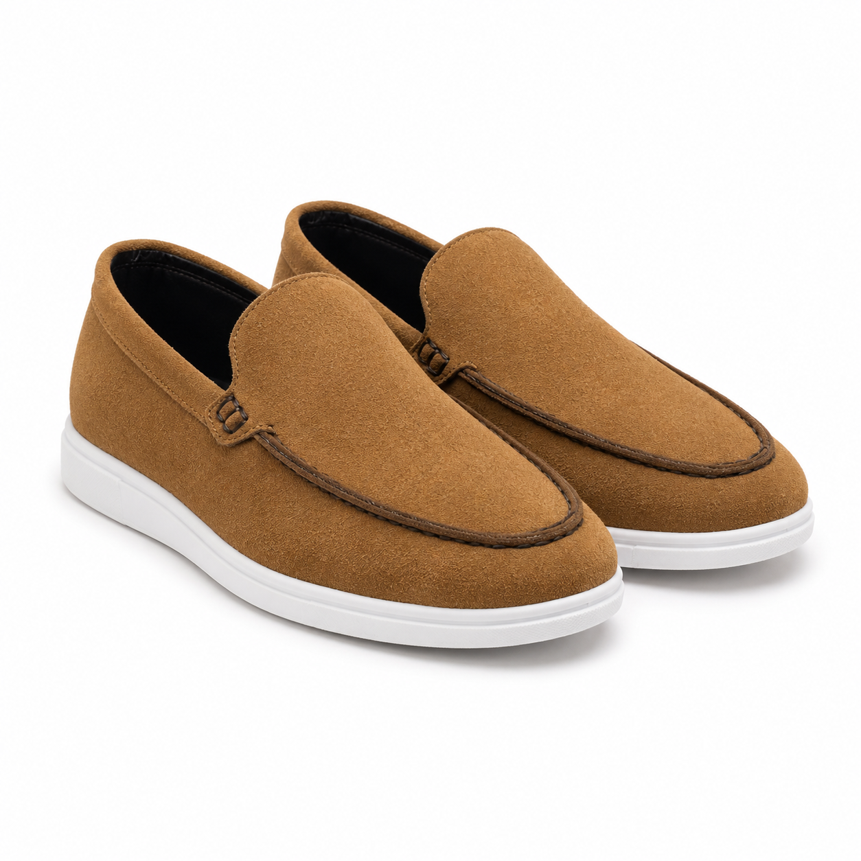 The Camel Suede Slip On