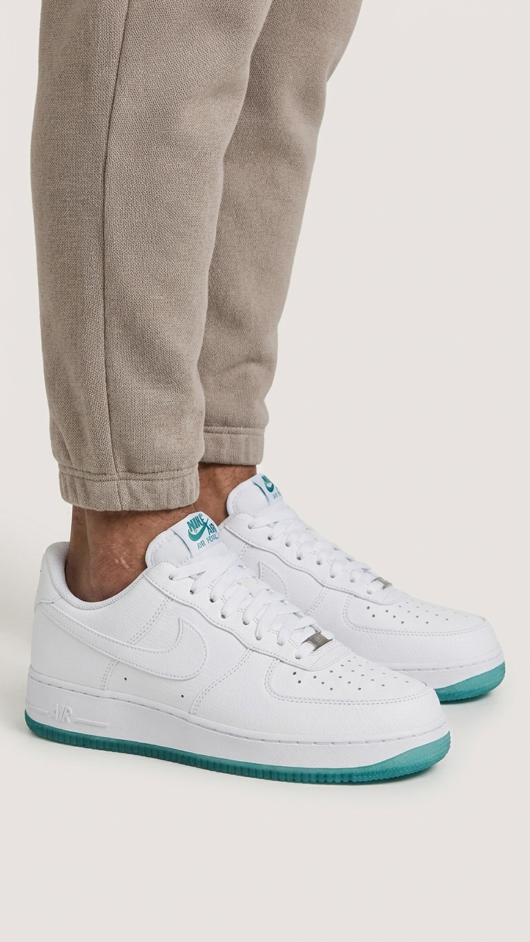 Nike Air Force 1 '07 'White Icy Blue