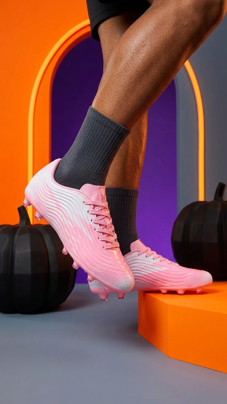 Football Boots for Men & Women Premium Firm Ground Soccer Cleats LORVAN Wave Strike
