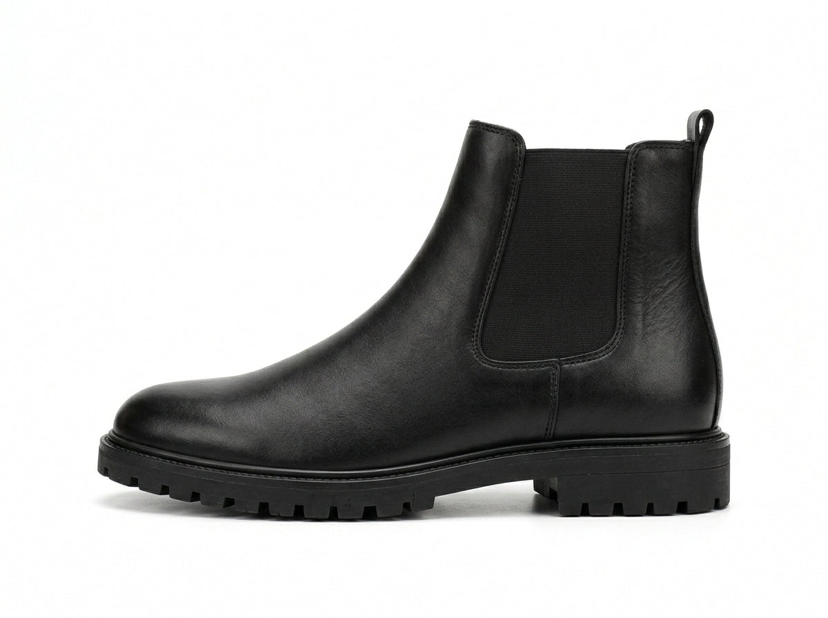 The Onyx Chelsea Original Leather Chelsea Boots for Men Slip On Ankle Boots