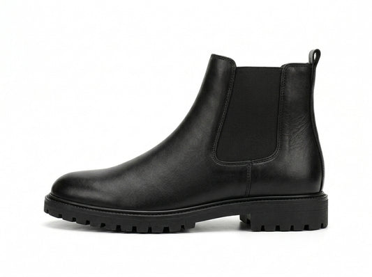 The Onyx Chelsea Original Leather Chelsea Boots for Men Slip On Ankle Boots