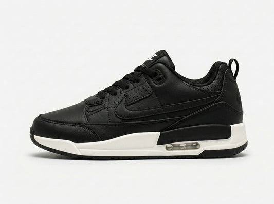 Black Sneakers with Cushioned Sole Men's Sport Shoes