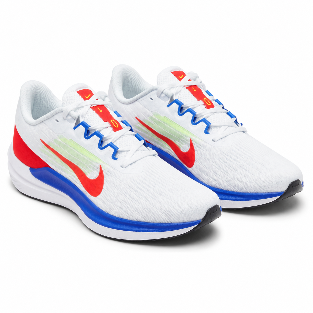 Nike Air Winflo 9 Bright Crimson Racer Blue