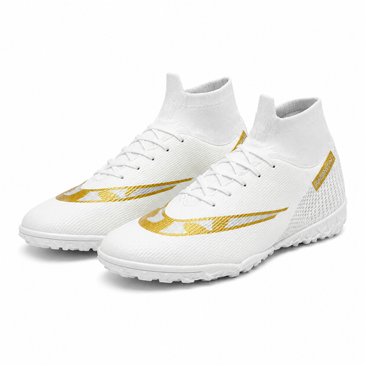 The Golden Sock — Premium High-Top Football Boots for Men