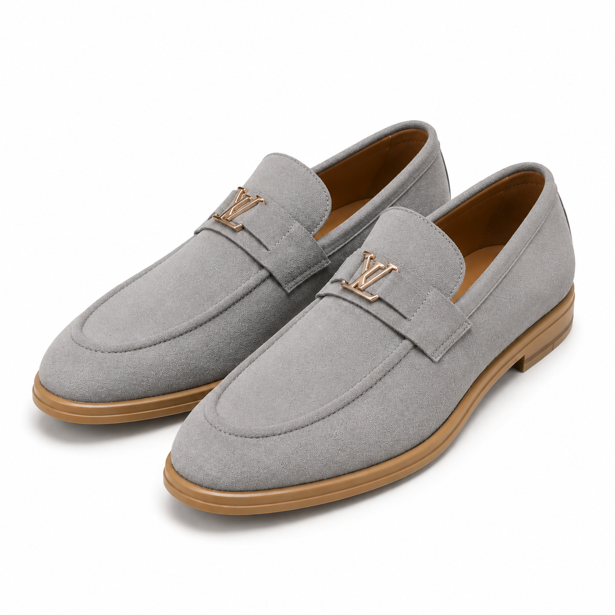 Signature Suede Loafer — Sage Green