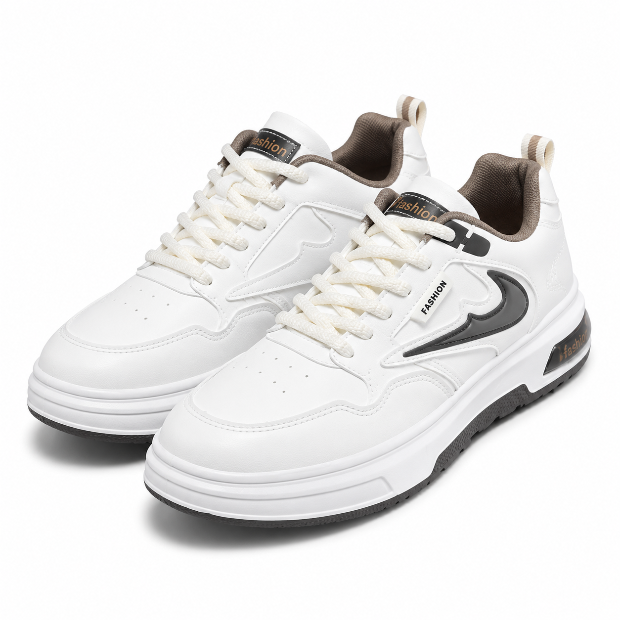 The White Pulse — Premium Chunky Platform Sneakers for Men