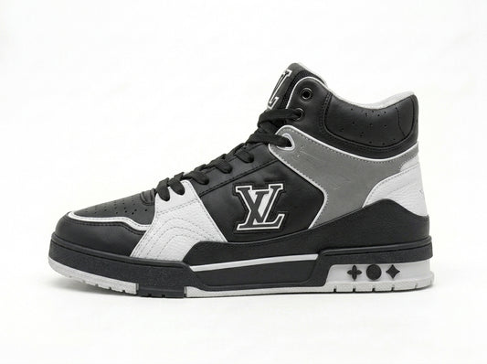 Louis Vuitton LV Trainer Maxi High Top Black White