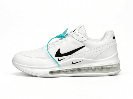 White Air Sole Sneakers Men's Sporty Casual Shoes with Visible Air Cushion