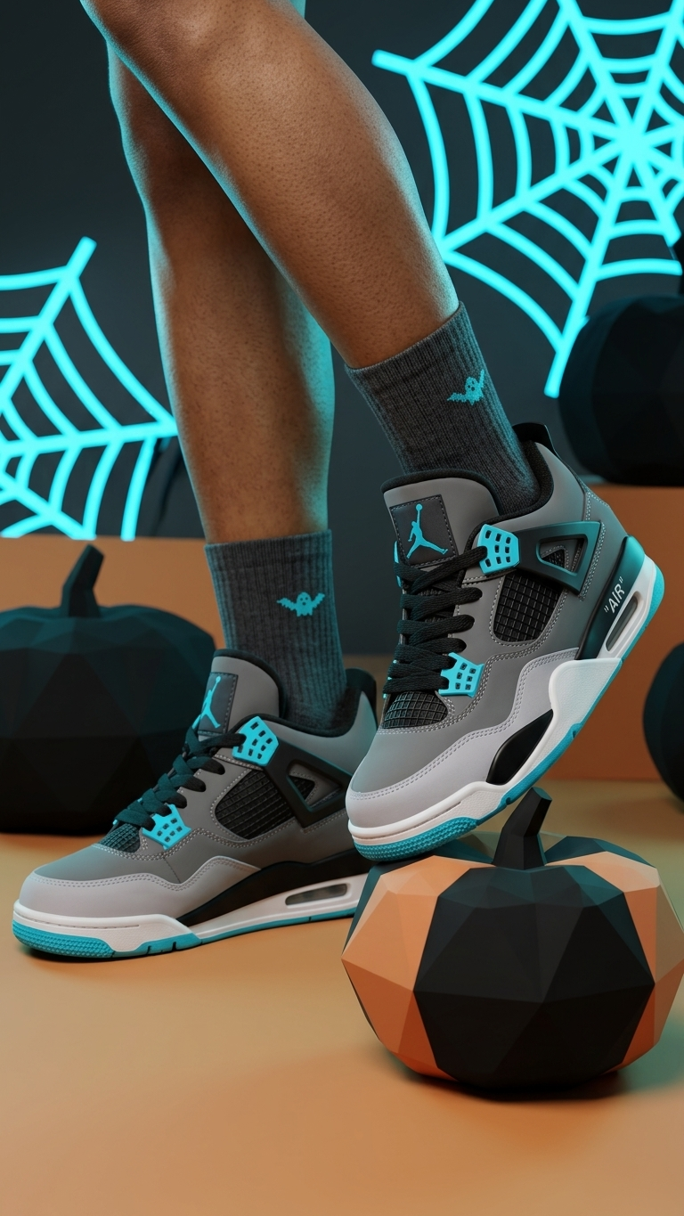 Nike Air Jordan 4 Retro Green Glow