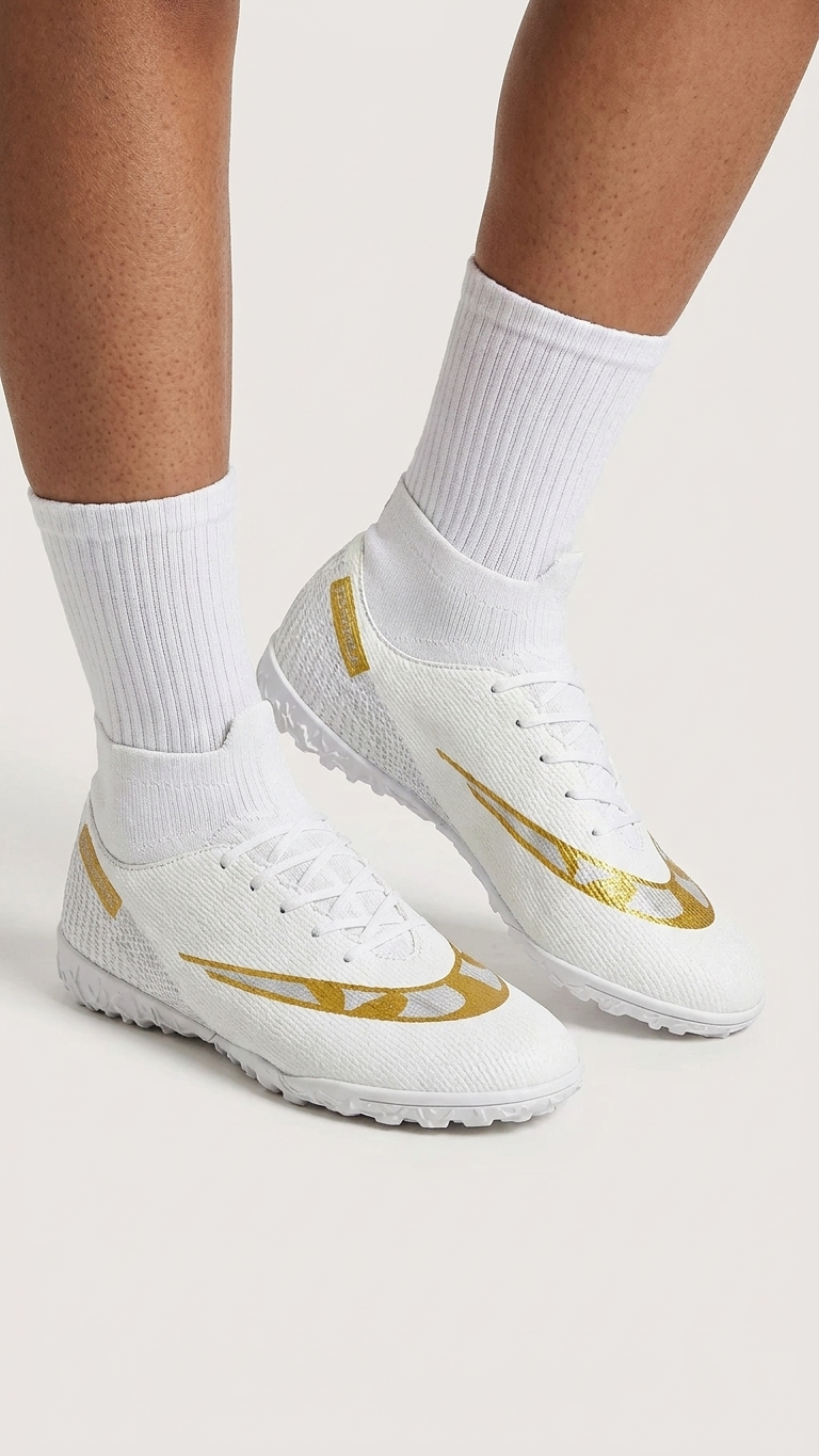 The Golden Sock Premium High Top Football Boots for Men