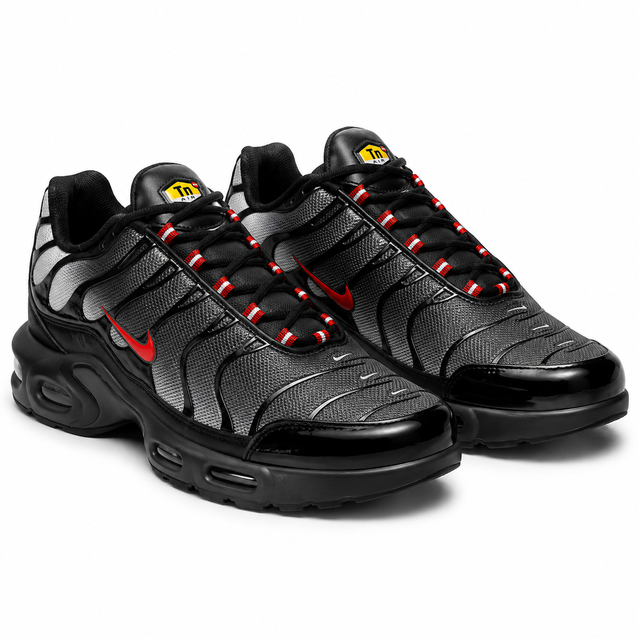Nike Air Max Plus Black Red Metallic