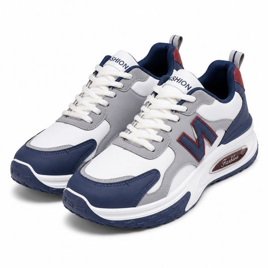 LORVAN Navy Sport Runner Sneakers
